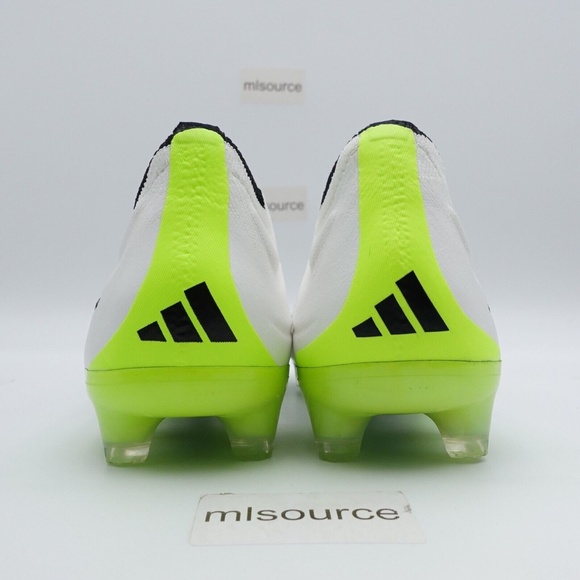 NEW adidas Men\'s Copa Pure+ FG Elite Slip-On Leather Soccer Cleats HQ8955 White main image 10